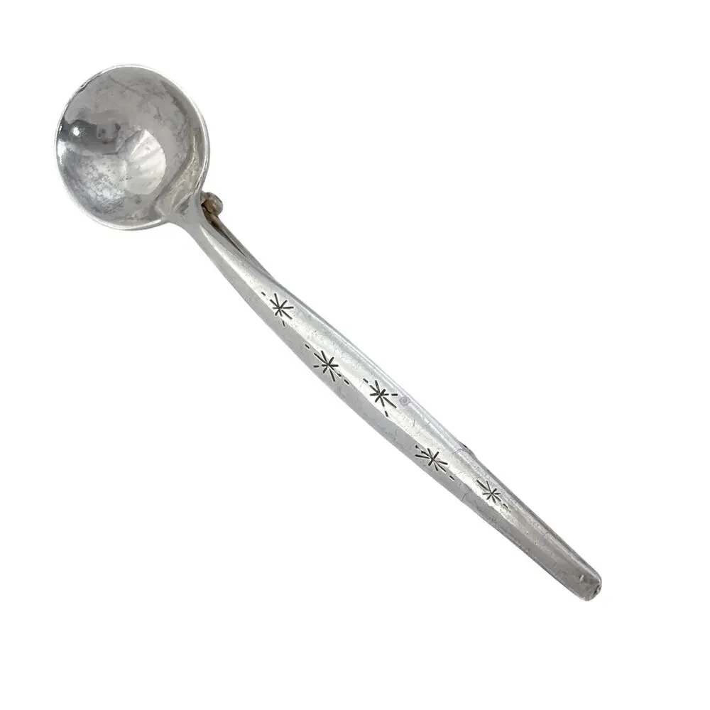 Vintage Sterling Silver 925 Spoon Star Brooch